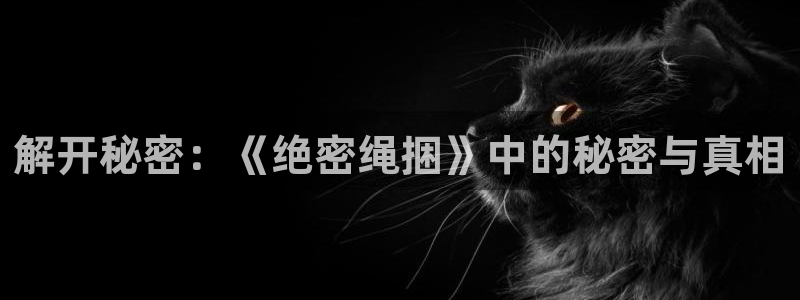 橘子视频app ios：解开秘密：《绝密绳捆》中的秘密与真相